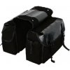 Bočné textilné brašne na motorku retro čierne