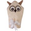 Babymatex Jimmy Owl osuška s kapucňou 80x80 cm