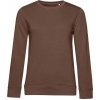 B&C | Inspire Crew Neck /women, Dámska mikina, hnedá mocha, XS