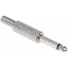 Jack konektor 6.3 mono metal Cabletech