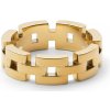 Daniel Wellington Zlatý prsteň Oceľ 3-Link