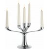 Philippi Svietnik na konickú sviečku CANDELABRA 30 cm, strieborná