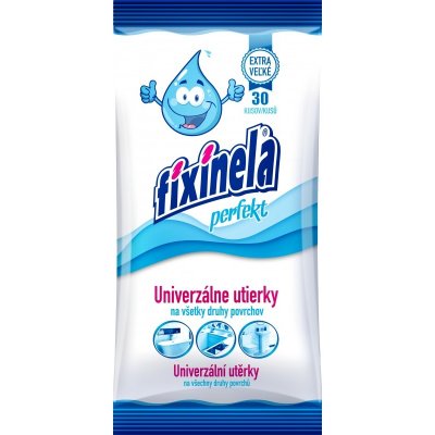 FIXINELA perfekt univerzálne vlhčené utierky 30 ks