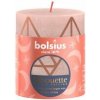 Bolsius Rustikálna ružová 8cm