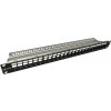 Solarix Modulárny neosadený patch panel Solarix 24 portov 1U