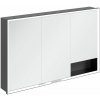 Villeroy & Boch My View+ skrinka 120x16.8x75 cm so zrkadlom grafitová B48212VR