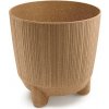 Prosperplast kvetináč 16,8cm RYFO N ECO WOOD DRF170NW-4665W naturo plastový PROSPERPLAST