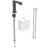 Geberit Brenta - Termostatická elektronická umývadlová batéria, batériové napájanie, easy to clean, matná čierna 116.178.14.1