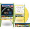 Detská magnetická tabuľa 4v1 farebná - výška 116 cm