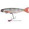 Fox Rage Pro Shad Jointed Loaded 18cm Ultra Natural Roach gumová nástraha