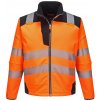 PORTWEST HI-VIS PW3 T402 / Reflexná softshellová bunda - HV oranžová/čierna 4XL