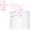 Luminex | Detská nástenná lampa SWEET 1xE27/15W/230V biela/ružová/medvedík | LU9420A