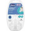 CHICCO Cumlík na fľašu Perfect 5/Well-Being fyziologický rýchly prietok 4m+ 2 ks
