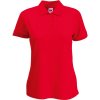 Fruit of the Loom Polokošile Lady-Fit 65/35 Polo, krátký rukáv, dámská COT-16321200405 2XL Červená