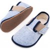 Pegres DETSKÉ BAREFOOT PAPUČE PEGRES BF01 - MODRÉ Veľkosť: 29, Vnútorná dĺžka topánky v cm: 18.7, Vnútorná šírka topánky v cm: 7.6