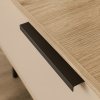 Interex design Úchytka na hranu CHANEL / Čierna matná 200 mm