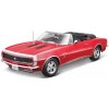 Maisto Chevrolet Camaro SS 396 Convertible 1967 červená 1:18