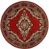 Alfa Carpets Kusový koberec Teherán T-102 red kruh 190 × 190 cm