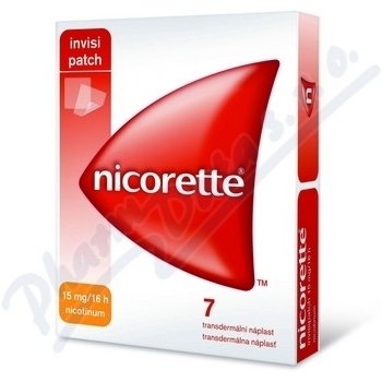 Nicorette Invisipatch náplasť 7 x 15 mg / 16h