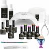 OCHO NAILS Hybridná štartovacia sada 6 s UV LED lampou Glow X 54W