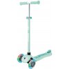 Globber Kolobežka detská trojkoliesková Plus - Primo Plus Lights V2 Mint svietiace kolieska (W041228)