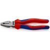KNIPEX KNIPEX 02 02 200 Kombinované kliešte s veľkou pákovou silou 200mm, multikomponentné rukoväťe, čierne atramentované