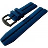 Silikónový remienok Vostok Europe pre Almaz NH35A-320C257 - modrá/čierna pracka + 5 rokov záruka a darček ZADARMO