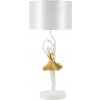 Mauro Ferretti Stolná lampa Dancer 64 cm bielo-zlatá