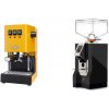 Gaggia New Classic EVO BC, yellow + Eureka Mignon Perfetto, CR black