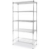 Hendi 5-policový skladový regál 910x455x(H)1830mm chrom