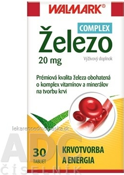 Walmark Železo 20 mg 30 tabliet od 3,63 € - Heureka.sk