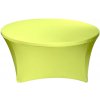 TENTino Elastický obrus STANDARD na okrúhly stôl 180 cm Farba obrusu: SVIETIVO ŽLTÁ / YELLOW