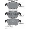 Sada brzdových platničiek kotúčovej brzdy TEXTAR 2433301