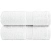 Súprava uterákov VidaXL Solund 30x50 cm, biele, 600 g/m2, 2 ks