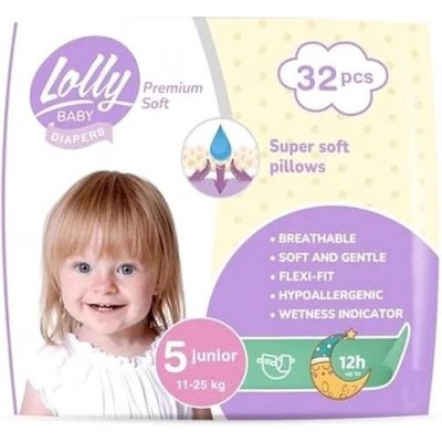 LOLLY BABY soft Junior 5 32 ks