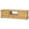 Bývaj s nami SK, Rustik televízny stolík RV704, jasný vosk masív