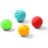 BabyOno Have Fun Sensory Balls mäkké senzorické loptičky 6 m+ 4 ks