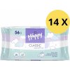 Bella Happy Classic Sensitive čistiace obrúsky 14 x 56 ks