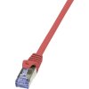 LogiLink CQ3084S RJ45 CAT 6A S/FTP, 7,5m, červený