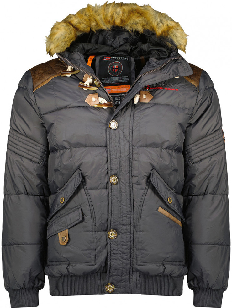 Geographical Norway bunda pánská BELPHEGORE MEN 001 tmavo šedá