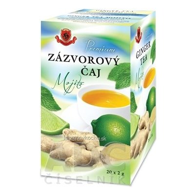 HERBEX Premium ZÁZVOROVÝ ČAJ Mojito bylinný čaj 20x2 g (40 g)