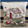 Gobelínová obliečka na vankúš 42x42 cm Chenille 1177 Viacfarebná 42x42 cm