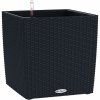 Lechuza Kvetináč Cube Cottage 30 čierny, 300 x 295 x 295 mm