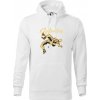 Wrestling v boji - Mikina pánska Cape s kapucňou - 3XL ( Biela )
