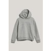 MIKINA GANT TONAL AS HOODIE LIGHT GREY MELANGE
