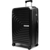ROWEX Veľký rodinný cestovný kufor s TSA zámkom ROWEX NEXUS Farba: Čierna 76x50x30 cm ABS