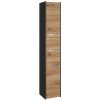 Topeshop S33 ANTRACYT/ARTISAN koupelnový doplněk Dub