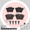 ZIMMERMANN Sada brzdových platničiek kotúčovej brzdy 24135.980.1
