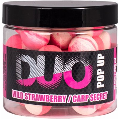 LK Baits Pop-Up DUO X-Tra Wild Strawberry/Carp Secret 200ml 18mm (05060024)