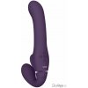 VIVE Ai Dual Vibrating & Air Wave Tickler Strapless Strapon Purple
